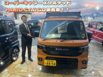 決算階差中！！＆スーパーキャリイＨＡＲＤ　ＣＡＲＧＯ装着車入りました！！